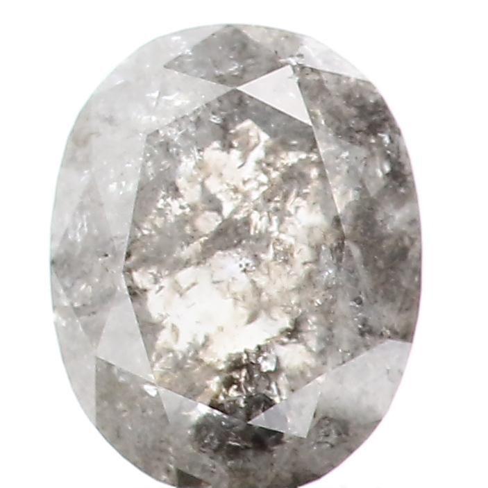 Diament 0.89 ct Salt and Pepper/I3