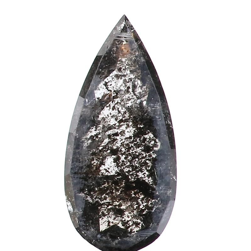 Diament 0.88 ct Salt and Pepper/I3