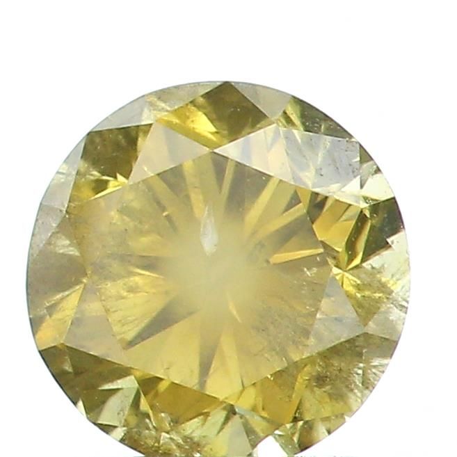 Diament 0.77 ct Fancy Green/I1