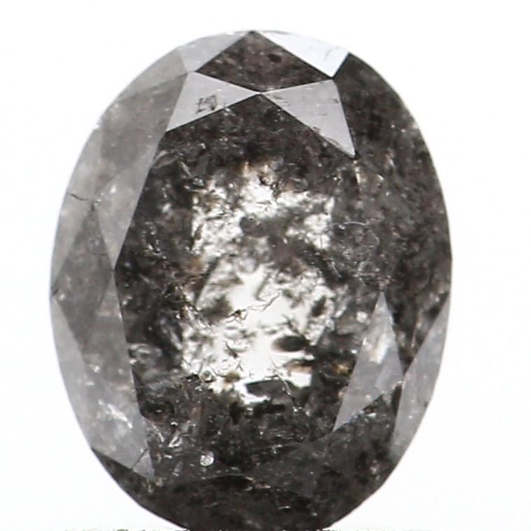 Diament 0.91 ct Salt and Pepper/I3