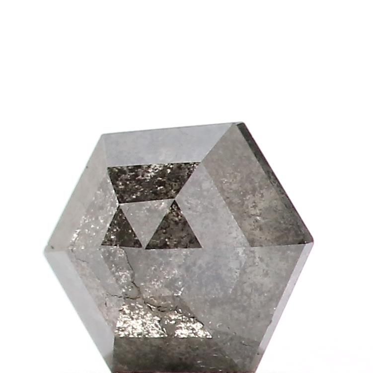 Diament 0.63 ct Salt and Pepper/I3