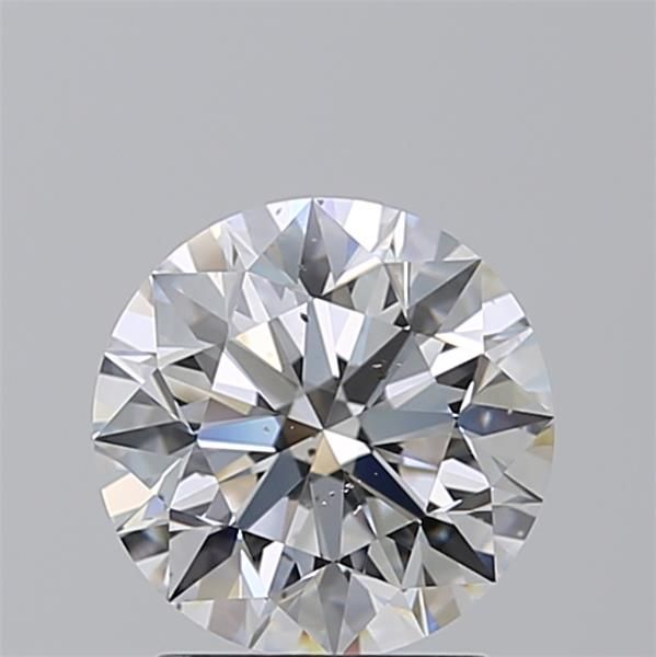 Diamant Rond 2.08 ct - Couleur D - Pureté SI1
