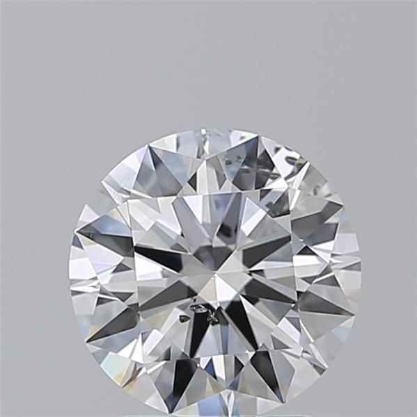 Diamant Rond 2.21 ct - Couleur D - Pureté SI2