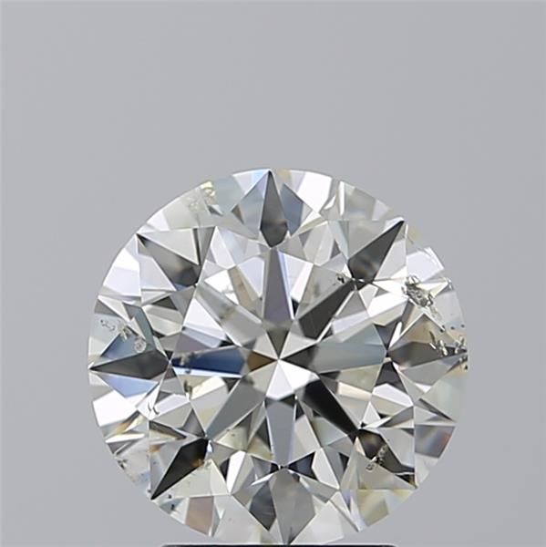 Diamant Rond 2.90 ct - Couleur J - Pureté SI2
