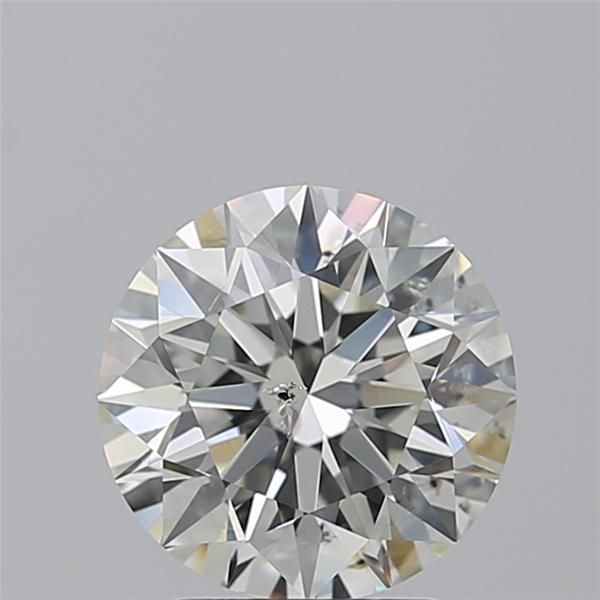 Diamant Rond 2.51 ct - Couleur J - Pureté SI2