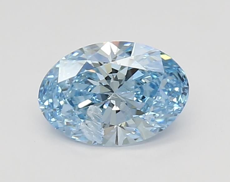 1.02 CT Fancy Vivid Blue OVAL