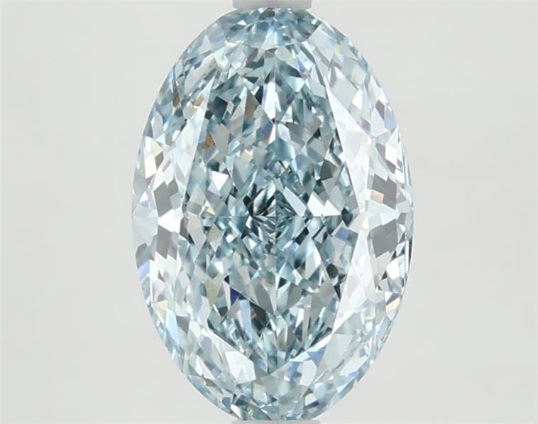 2.14 CT Fancy Vivid Blue OVAL