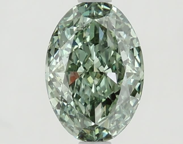 1.14 CT Fancy Vivid Green OVAL