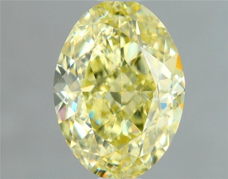 Diament 1.0 ct Fancy Light Yellow/SI1