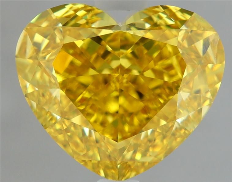 Diament 2.01 ct Fancy Vivid Yellow/SI2