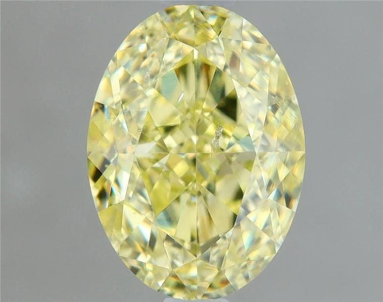Diament 1.23 ct Fancy Light Yellow/SI2