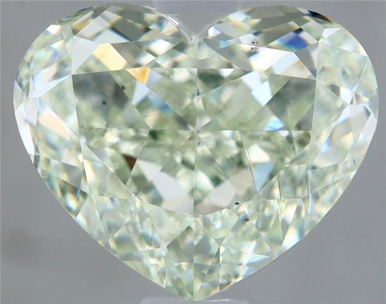 Diament 2.01 ct Fancy Light Yellowish Green/SI1