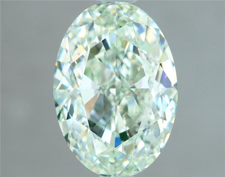 Diament 1.3 ct Fancy Light Green/SI1