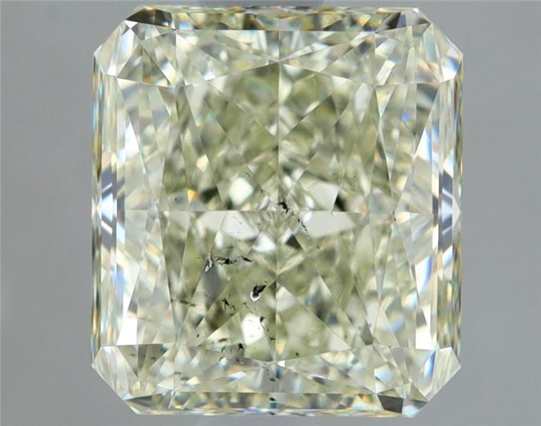 Diament 1.72 ct Light Green Yellow/SI2