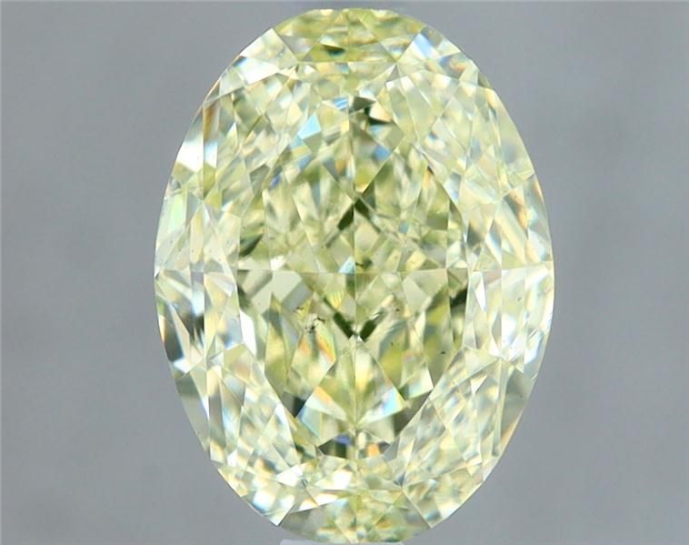 Diament 1.33 ct Fancy Light Greenish Yellow/SI1