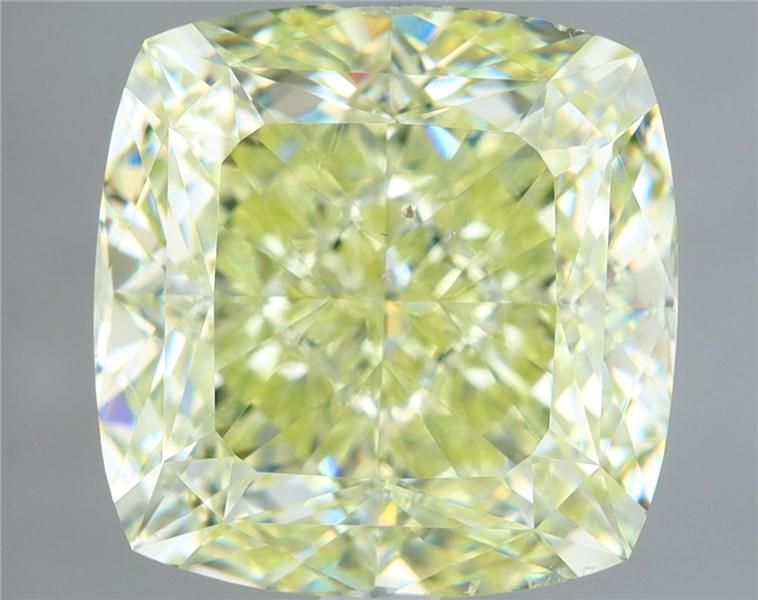 Diament 3.05 ct Fancy Light Greenish Yellow/SI1