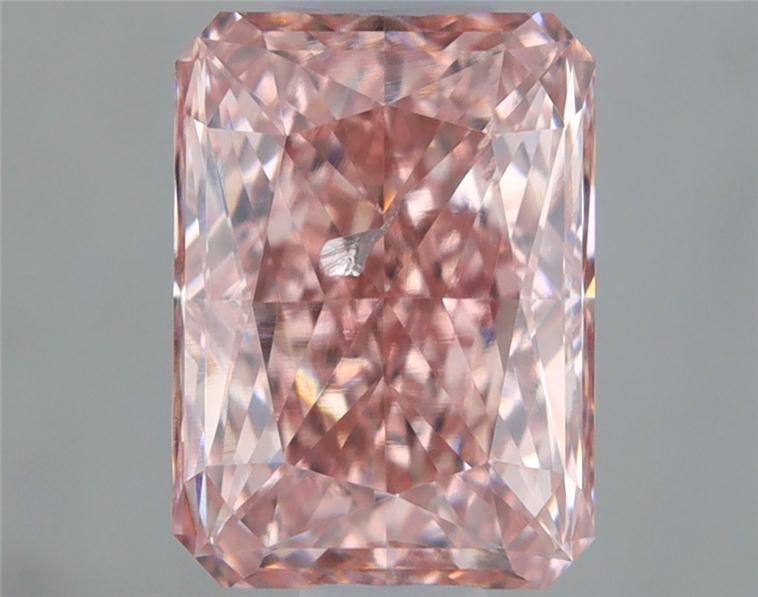 Diament 0.7 ct Fancy Orangey Pink/I1