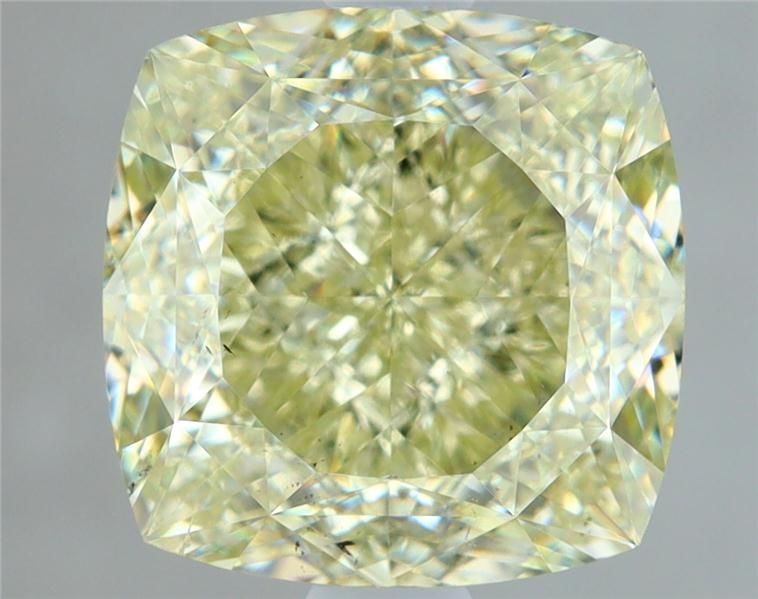 Diament 3.01 ct Fancy Light Greenish Yellow/SI1
