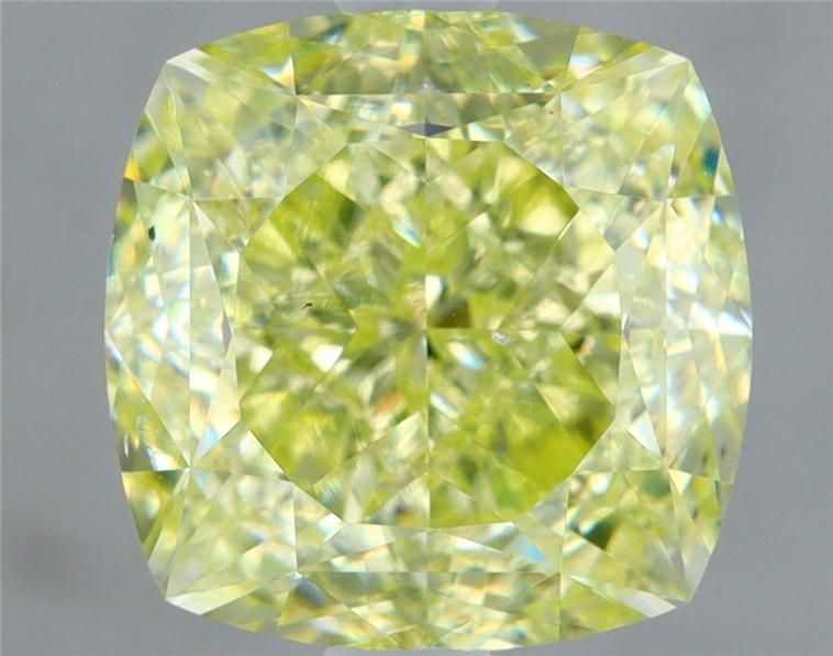 Diament 2.05 ct Fancy Light Greenish Yellow/SI1
