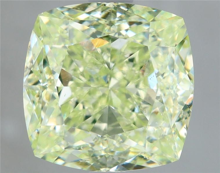 Diament 3.04 ct Fancy Light Yellowish Green/SI2