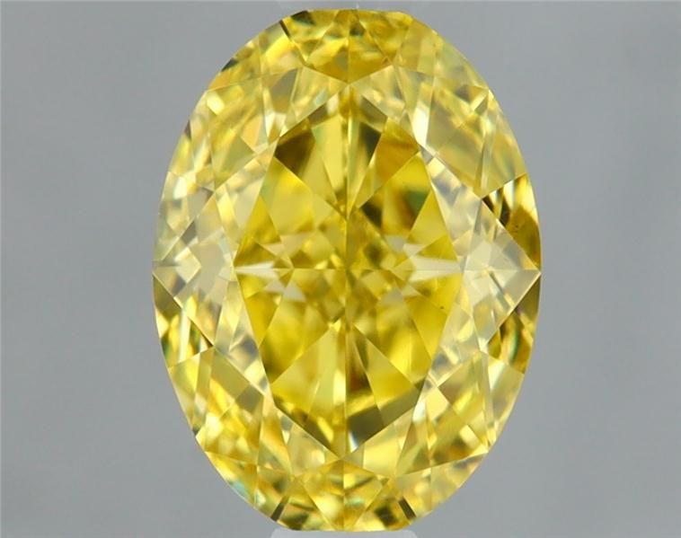 Diament 0.7 ct Fancy Intense Yellow/VS2