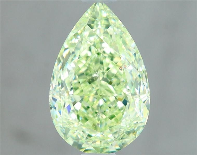 Diament 1.01 ct Fancy Light Yellowish Green/SI2