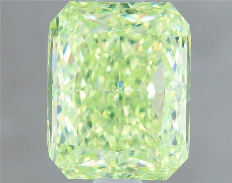 Diament 1.51 ct Fancy Yellowish Green/VS2