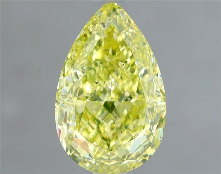 Diament 1.01 ct Fancy Greenish Yellow/SI1