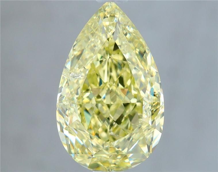 Diament 2.01 ct Fancy Light Brownish Greenish Yellow/I1