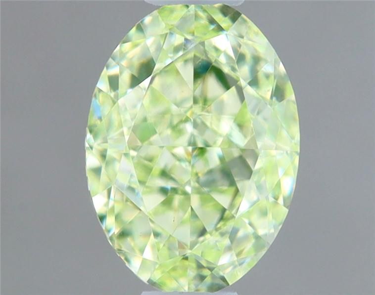 Diament 0.54 ct Fancy Yellowish Green/VS2