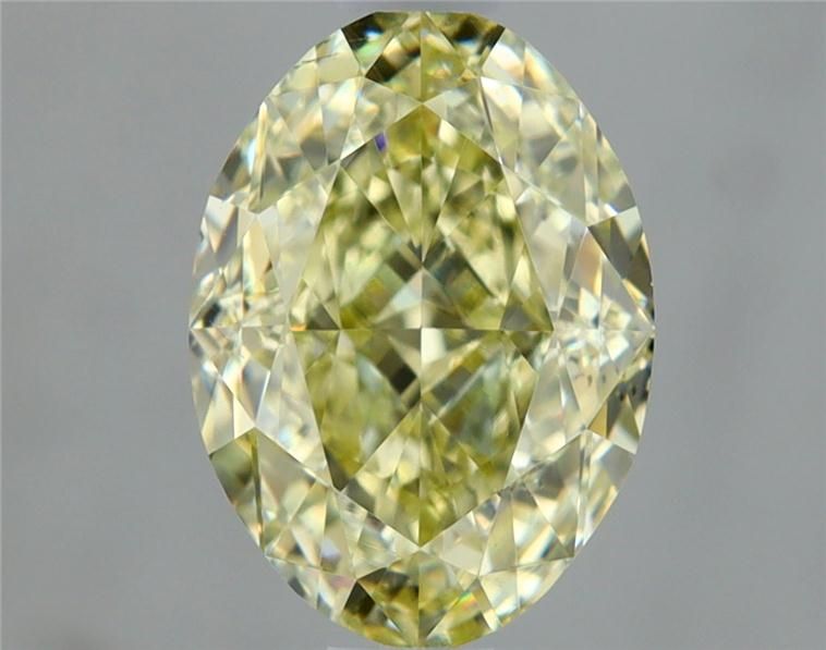 Diament 1.01 ct Fancy Grayish Greenish Yellow/VS2