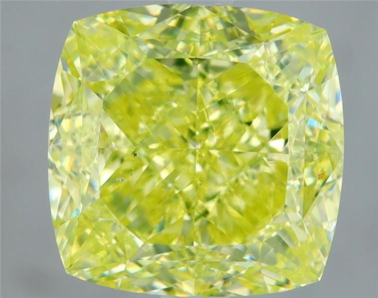 Diament 2.53 ct Fancy Intense Greenish Yellow/SI1
