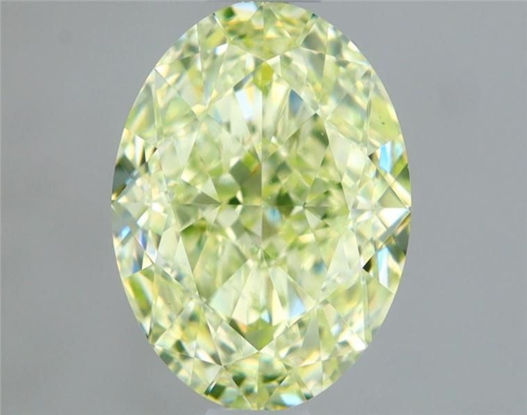 Diament 1.05 ct Fancy Light Green Yellow/VS2