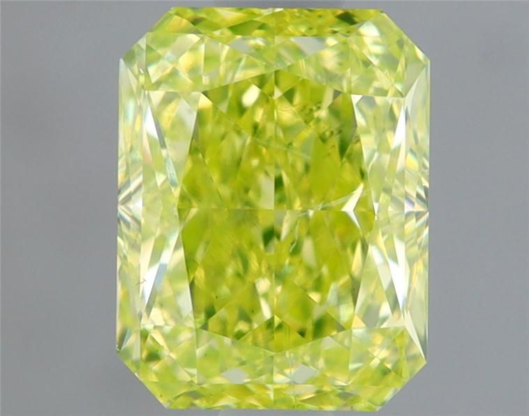 Diament 1.02 ct Fancy Intense Green Yellow/VS2