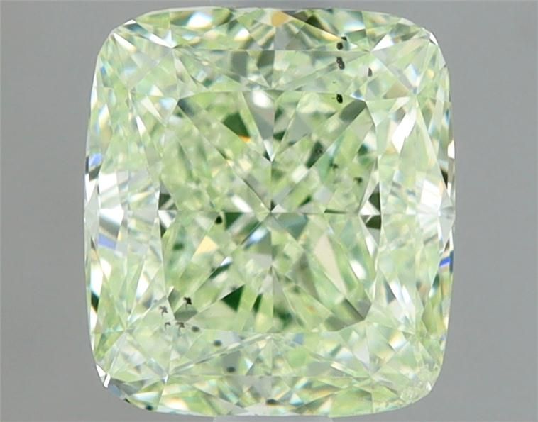 Diament 1.01 ct Fancy Light Yellow Green/SI1