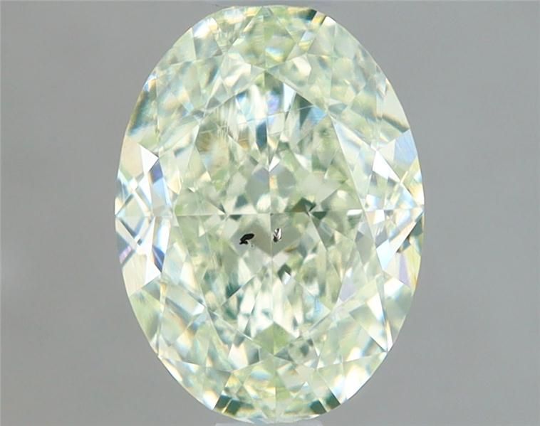 Diament 1.0 ct Light Yellow Green/SI1