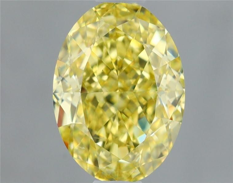 Diament 0.77 ct Fancy Yellow/VS2
