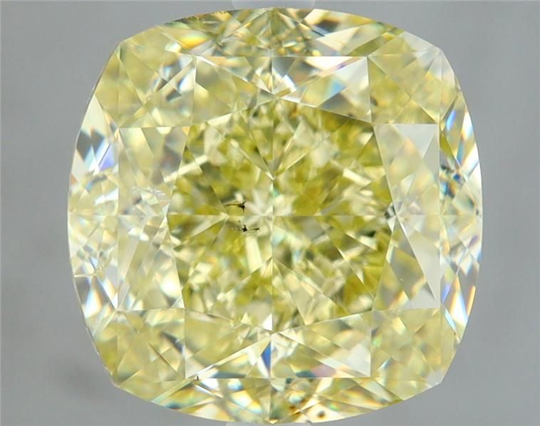 Diament 4.02 ct Fancy Greenish Yellow/SI1