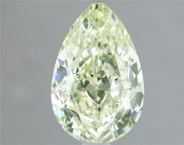 Diament 1.07 ct Fancy Light Green Yellow/SI1