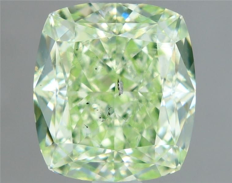 Diament 1.0 ct Fancy Intense Yellowish Green/SI2