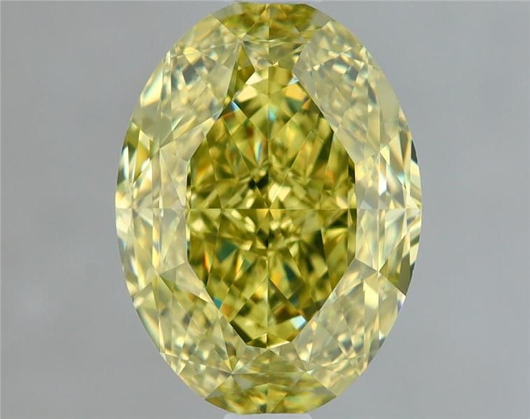 Diament 1.62 ct Fancy Grayish Greenish Yellow/VVS2