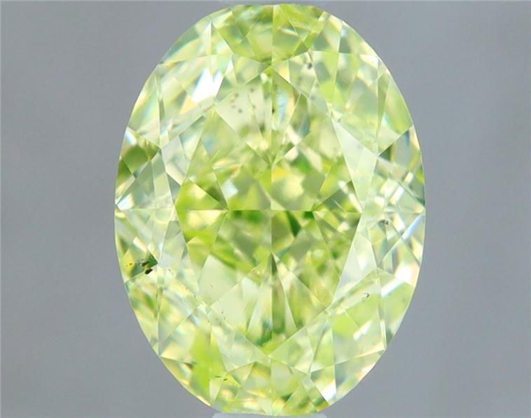 Diament 0.7 ct Fancy Light Green/SI1