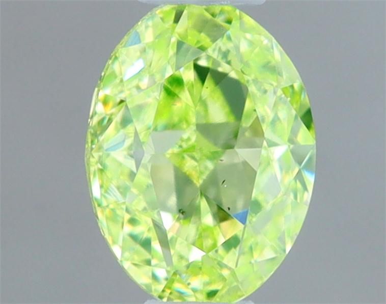 Diament 0.3 ct Fancy Intense Green/SI1