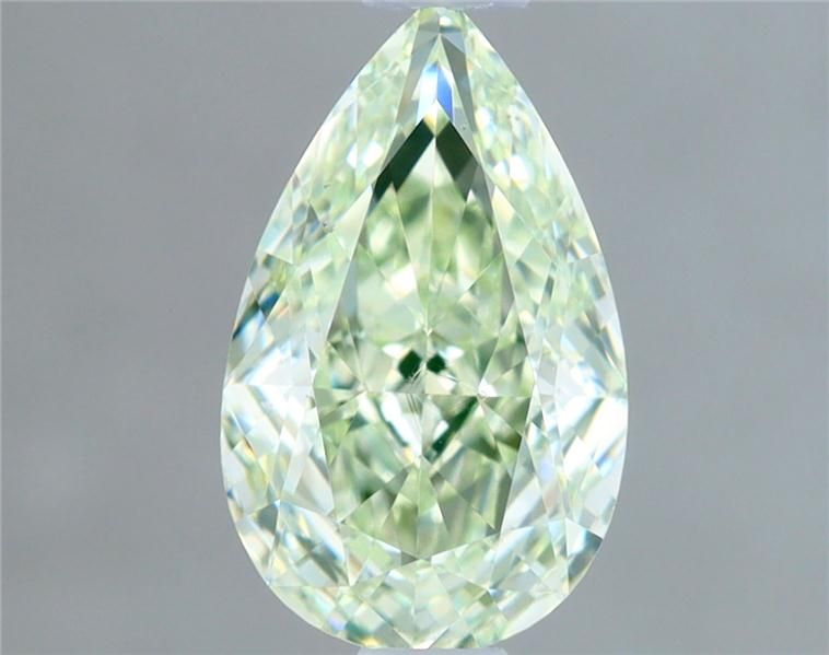 Diament 0.63 ct Fancy Light Yellowish Green/VS2