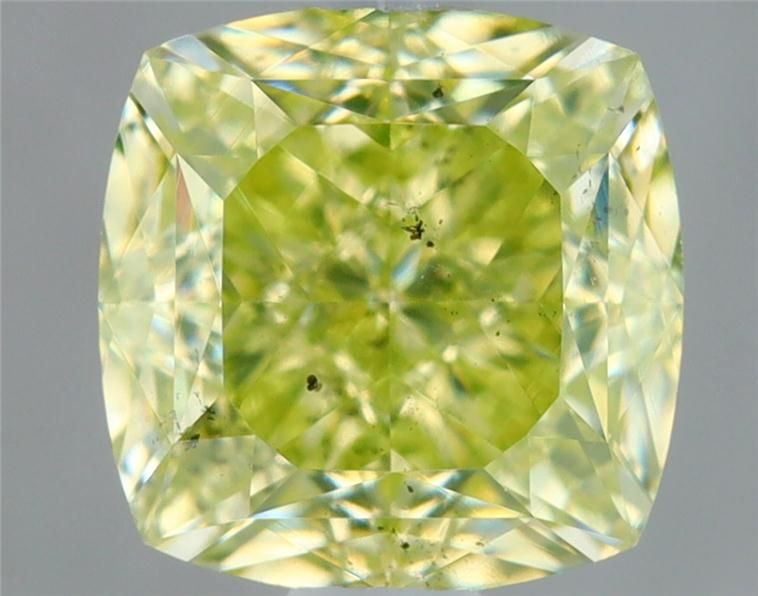 Diament 1.01 ct Fancy Greenish Yellow/SI2