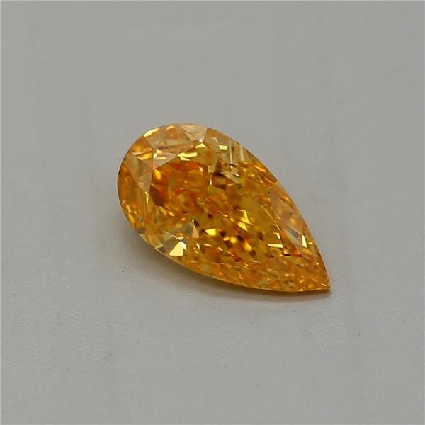 Diament 0.33 ct Fancy Vivid Yellow Orange/VS1