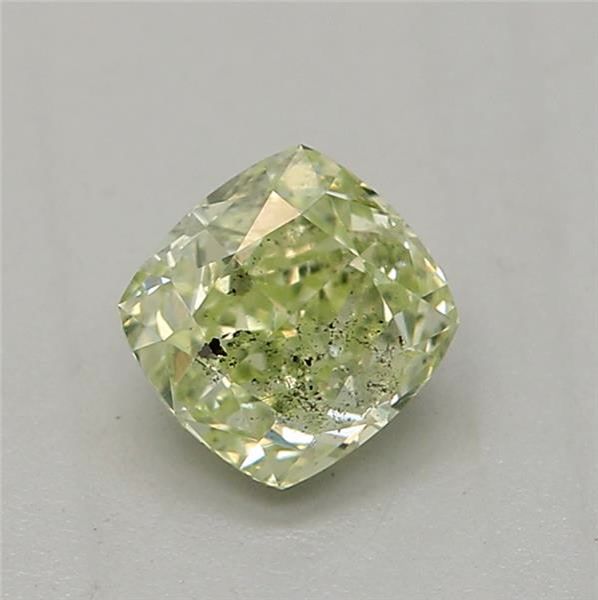 Diament 0.32 ct Fancy Yellow Green/I1