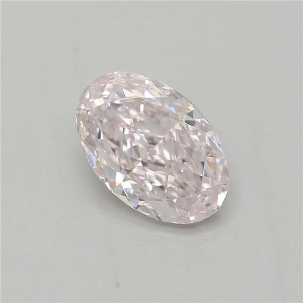 Diament 0.62 ct Faint Pink/SI2