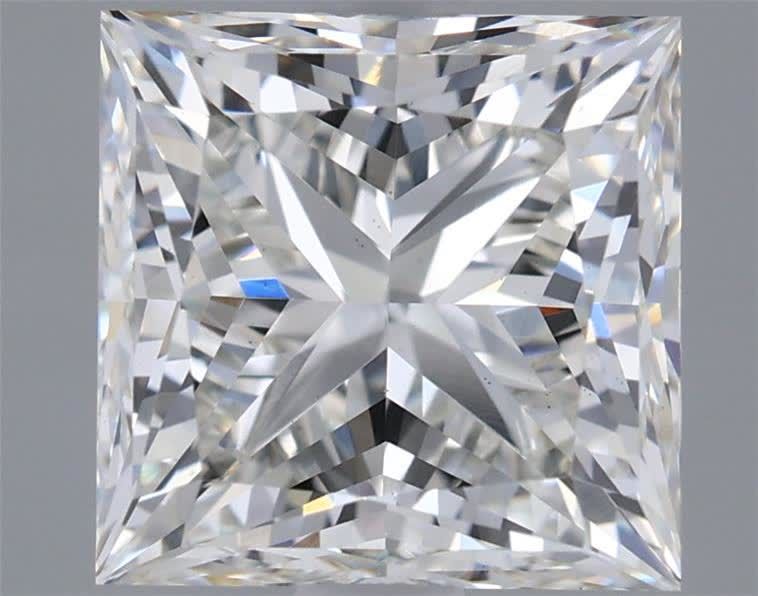 2.85 ct. princess Lab Grown Diamond front image