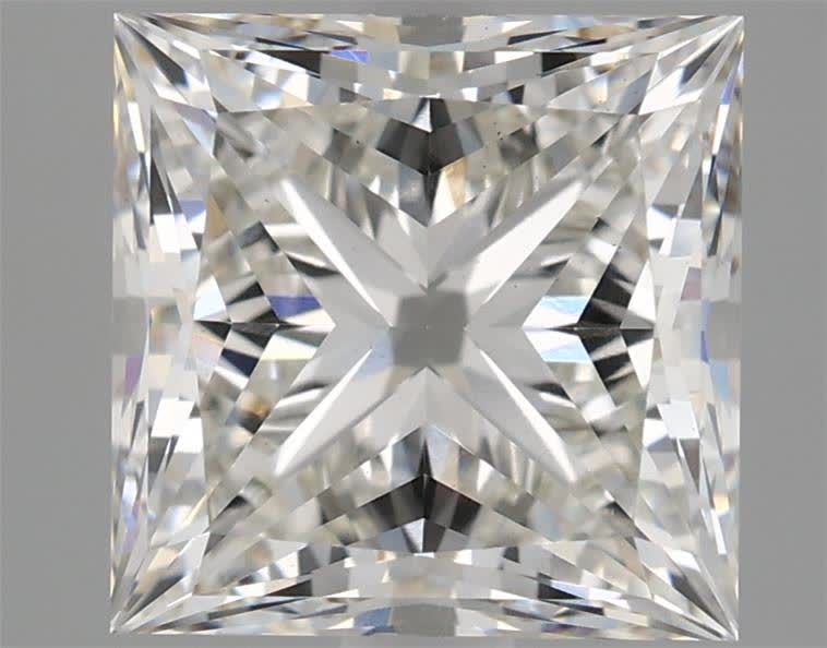 3.12 ct. princess Lab Grown Diamond front image